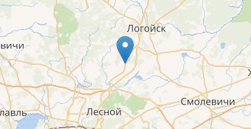 Mapa Moschenka, Logoyskiy r-n MINSKAYA OBL.