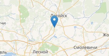 Mapa Sadovoe tovarischestvo «Sekunda», Logoyskiy r-n MINSKAYA OBL.