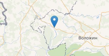 Mapa Vishnevo, Volozhinskiy r-n MINSKAYA OBL.