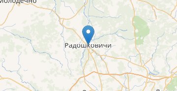 Mapa Radoshkovichi (Molodechinskiy r-n)