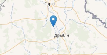 Mapa Gorodec, Dribinskiy r-n MOGILEVSKAYA OBL.
