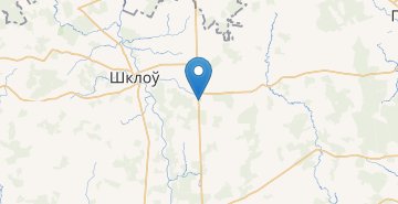 Map Knyazhicy, SGklovskiy r-n MOGILEVSKAYA OBL.