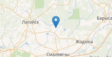 Mapa YUrevo, povorot, Smolevichskiy r-n MINSKAYA OBL.