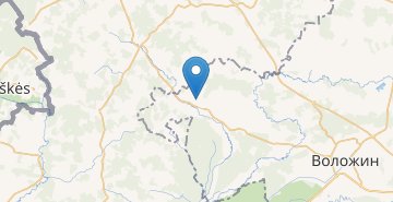 地图 Bogdanov, zh/d stanciya, Volozhinskiy r-n MINSKAYA OBL.