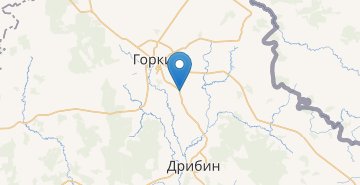 Mapa Parshino, Goreckiy r-n MOGILEVSKAYA OBL.