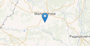地图 Hozhovo, Molodechnenskiy r-n MINSKAYA OBL.