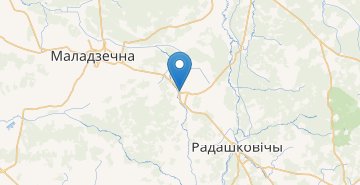 Карта Красное, Молодечненский р-н МИНСКАЯ ОБЛ.
