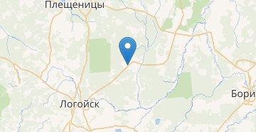 地图 YUrkovichi, Logoyskiy r-n MINSKAYA OBL.