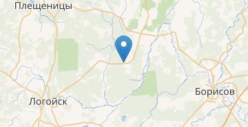 地图 SGvaby, povorot, Logoyskiy r-n MINSKAYA OBL.