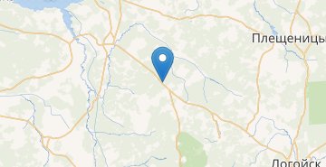 Mapa Novoselki, Hotenchickiy s/s Vileyskiy r-n MINSKAYA OBL.