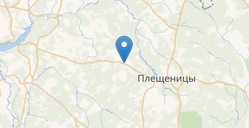 Map Malye Nestanovichi, Logoyskiy r-n MINSKAYA OBL.