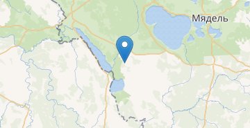 Mapa Buyki, Myadelskiy r-n MINSKAYA OBL.