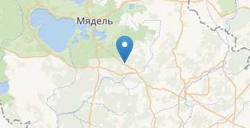 地图 SGklenikovo, Myadelskiy r-n MINSKAYA OBL.