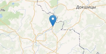 Mapa Budslav, Myadelskiy r-n MINSKAYA OBL.