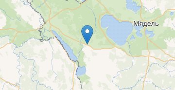 Mapa Nosovichi, Myadelskiy r-n MINSKAYA OBL.