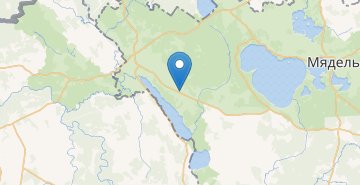 地图 Starlygi, Myadelskiy r-n MINSKAYA OBL.