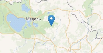 Mapa Nevery, povorot, Svatkovskiy s/s Myadelskiy r-n MINSKAYA OBL.