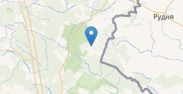Mapa Bondory, povorot, Lioznenskiy r-n VITEBSKAYA OBL.