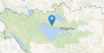 Mapa Telyaki, Narochskiy s/s Myadelskiy r-n MINSKAYA OBL.