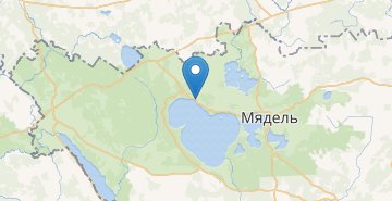 地图 Simony, Narochskiy s/s Myadelskiy r-n MINSKAYA OBL.