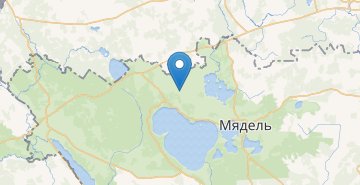 Карта Зеленки, Мядельский р-н МИНСКАЯ ОБЛ.