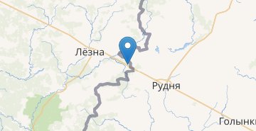 地图 Zaolsha, Lioznenskiy r-n VITEBSKAYA OBL.