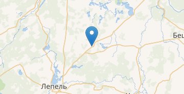 地图 Kamen, Lepelskiy r-n VITEBSKAYA OBL.