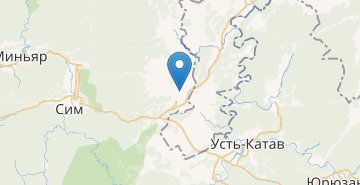 Карта Кропачево (Челябинская обл.)