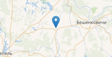 地图 Bocheykovo, Beshenkovichskiy r-n VITEBSKAYA OBL.