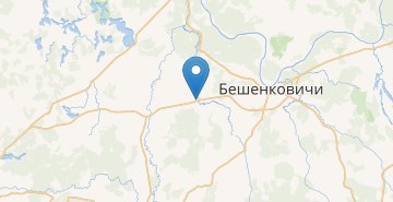 Map Svecha, Beshenkovichskiy r-n VITEBSKAYA OBL.