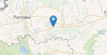 Map Gavrilovichi, Postavskiy r-n VITEBSKAYA OBL.