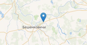 Map Rzhavka, agrogorodok, Beshenkovichskiy r-n VITEBSKAYA OBL.