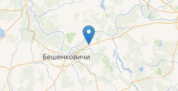 Mapa Rzhavka, Beshenkovichskiy r-n VITEBSKAYA OBL.