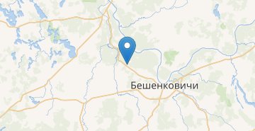 Mapa Goncharovo, Beshenkovichskiy r-n VITEBSKAYA OBL.
