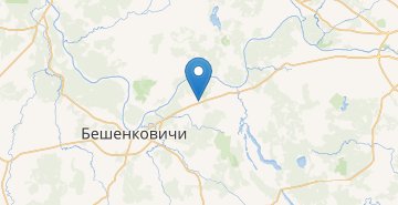 Mapa Lappy, Beshenkovichskiy r-n VITEBSKAYA OBL.