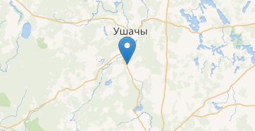 Mapa Sanatoriy «Lesnye Ozera», Ushachskiy r-n VITEBSKAYA OBL.