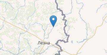 Mapa YAskovschina, povorot, Lioznenskiy r-n VITEBSKAYA OBL.