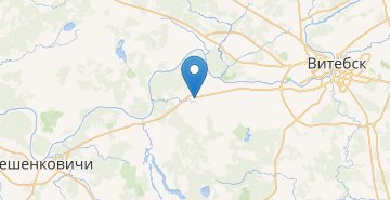 地图 Ostrovno, Beshenkovichskiy r-n VITEBSKAYA OBL.