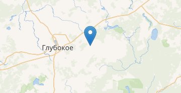 地图 SGaragi, Glubokskiy r-n VITEBSKAYA OBL.