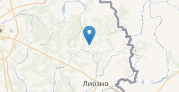 Map Simanovo, Lioznenskiy r-n VITEBSKAYA OBL.