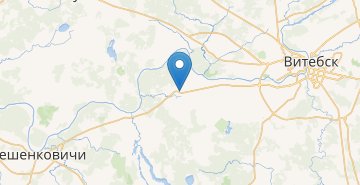 地图 Ostrovno, SPK, Beshenkovichskiy r-n VITEBSKAYA OBL.