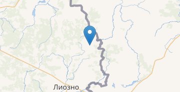 Map Nadezhino, Lioznenskiy r-n VITEBSKAYA OBL.