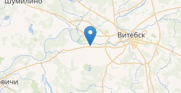Mapa Peschanka, Vitebskiy r-n VITEBSKAYA OBL.