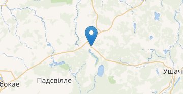 Map Zyabki, Glubokskiy r-n VITEBSKAYA OBL.