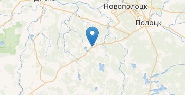 地图 Vetrino, Polockiy r-n VITEBSKAYA OBL.