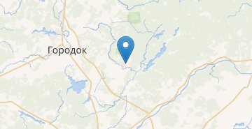 地图 Kabische, Gorodokskiy r-n VITEBSKAYA OBL.