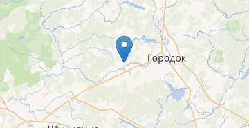 Mapa Voyhany, Gorodokskiy r-n VITEBSKAYA OBL.