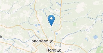 地图 Ozernoe, Polockiy r-n VITEBSKAYA OBL.