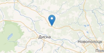 地图 Zelki, Verhnedvinskiy r-n VITEBSKAYA OBL.