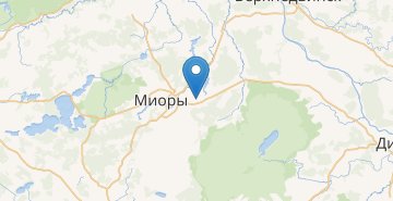 地图 CHeressy, Miorskiy r-n VITEBSKAYA OBL.